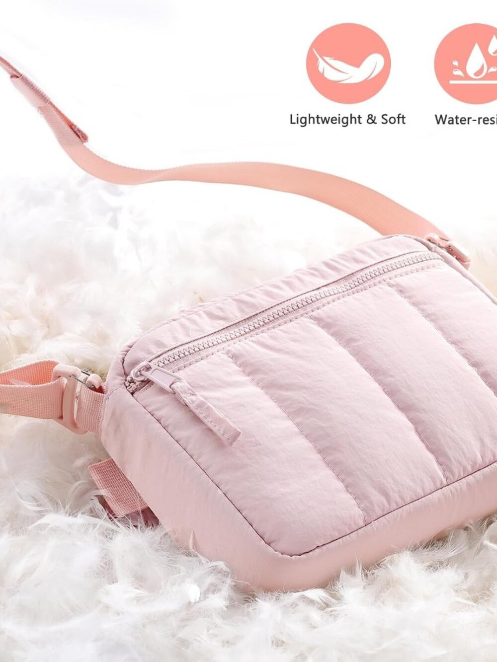 Soft Pistol Case for Women, Waist & Crossbody Concealed Carry Purse Gun Bag with - Picture 2 of 6